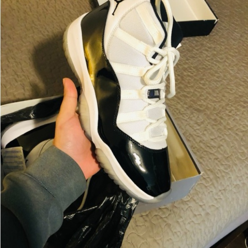 Jordan Black and White Sneakers